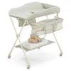 Hivvago Baby Diaper Changing Table With Water Basin Wheel-green