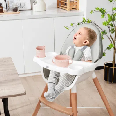 Hivvago Baby High Chair With Dishwasher Safe Tray-gray