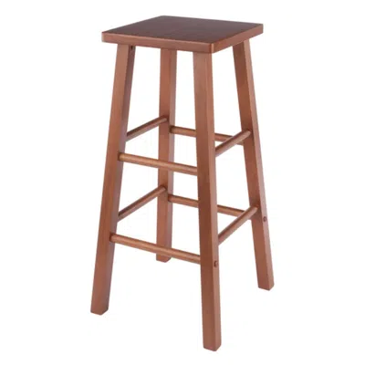 Hivvago Bar Stool Teak Finish