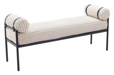 Hivvago Barrow Bench Cream In Black