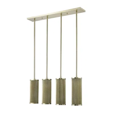 Hivvago Basetti 4-light Gold Pendant