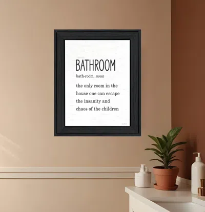 Hivvago Bathroom Escape Black Framed Print Bathroom Wall Art