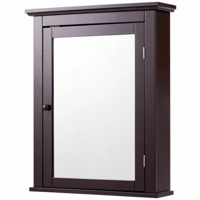 Hivvago Bathroom Mirror Medicine Cabinet Wall Mounted With Shelves Storage Organizer In Multi