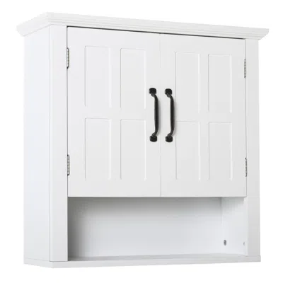 Hivvago Bathroom Or Kitchen Wall Cabinet With 2 Doors