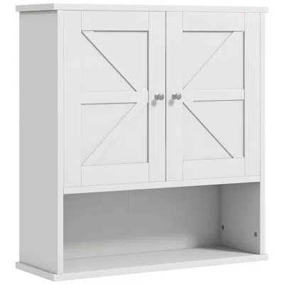 Hivvago Bathroom Storage Cabinet With Barn-style Doors