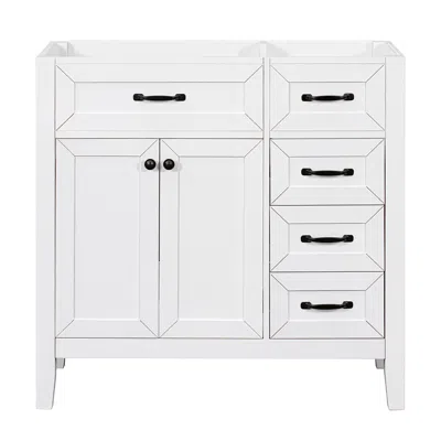 Hivvago Bathroom Vanity Base Without Sink - White