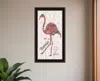 Hivvago Be A Flamingo Black Framed Print Wall Art In Black