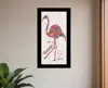 Hivvago Be A Flamingo Black Framed Print Wall Art In Black