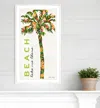Hivvago Beach Take Me There White Framed Print Wall Art In White