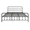 Hivvago Bed Frame With Headboard And Under Bed Storage Black