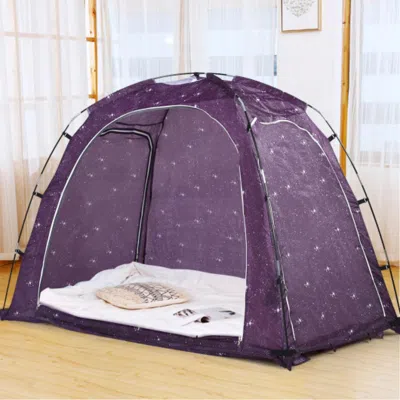 Hivvago Bed Tent Indoor Privacy Play Tent On Bed With Carry Bag In White