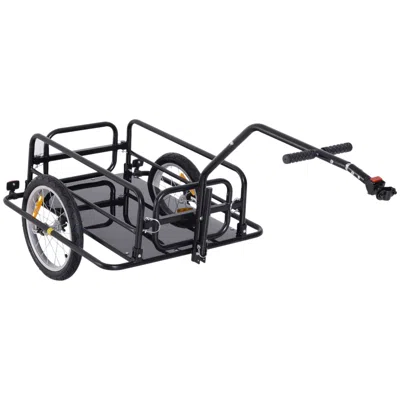 Hivvago Bike Cargo Cart With Hitch In Black