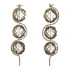 Hivvago Bird And Butterfly W/triple Orb Stake (set Of 4) In Multi