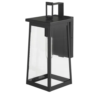 Hivvago Black Contempo Elongated Outdoor Wall Light