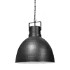 Hivvago Black Lantern Metal Dimmable Ceiling Light With Black Shades In Black