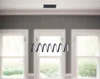 Hivvago Black Metal Led Chandelier In Silver