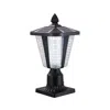 Hivvago Black Solar Led Column Headlights - Dimmable In Black