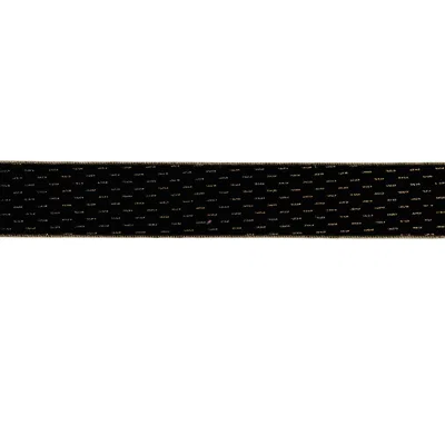 Hivvago Black Wired Ribbon (set Of 2)