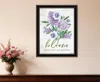Hivvago Bloom Where You Are Planted Black Framed Print Wall Art In Multi