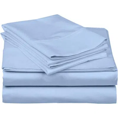 Hivvago Blue 100-percent Egyptian Cotton 1000 Thread Count 3-piece Sheet Set