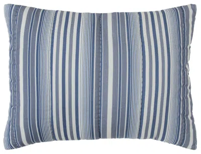 Hivvago Blue And White Striped Queen Quilt