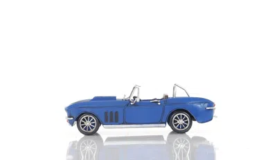 Hivvago Blue Corvette Stingray Sculpture
