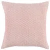 Hivvago Blush Pink Nubby Textured Modern Throw Pillow In Pink