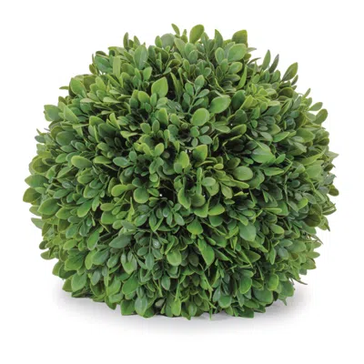 Hivvago Boxwood Foliage Orb (set Of 2) In Green