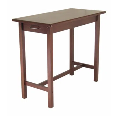 Hivvago Breakfast Table Walnut In Brown
