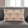 Hivvago Brilliant Blush Pink Lumbar Pillow In Nude