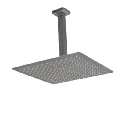 Hivvago Brushed Nickel Bathroom Luxury Combo Set For Ceiling-mounted Rainfall Shower Experience
