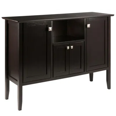 Hivvago Buffet Cabinet Coffee In Brown