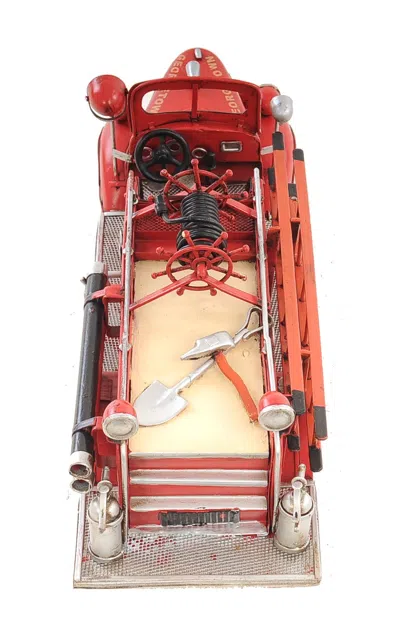 Hivvago C1938 Ford Red Fire Engine Sculpture