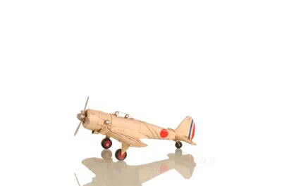 Hivvago C1943 Nakajima Ki-43 Oscar Sculpture In Neutral