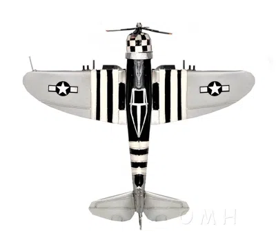 Hivvago C1943 Republic P-47 Thunderbolt Sculpture In Gray