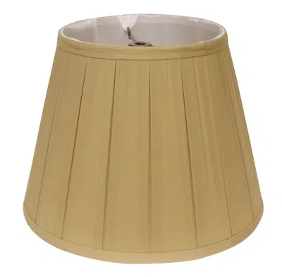 Hivvago Camel Shantung Silk Empire Lamp Shade In Neutral