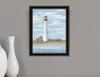 Hivvago Cape May Light Black Framed Print Wall Art In Black