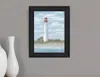 Hivvago Cape May Light Black Framed Print Wall Art In Black
