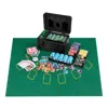 Hivvago Casino Poker Chips With 600 Pieces Chips Texas Holdem Poker Chip Set In Multi