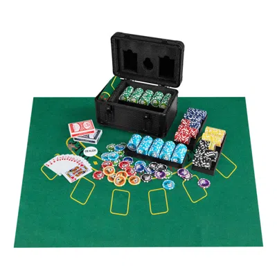 Hivvago Casino Poker Chips With 600 Pieces Chips Texas Holdem Poker Chip Set In Multi