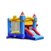 Hivvago Castle Slide Inflatable Bounce House With Ball Pit And Basketball Hoop