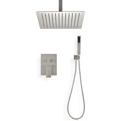 Hivvago Ceiling Shower System Handheld & 12" Head