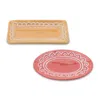 Hivvago Ceramic Trinket Dish (set Of 12) In Multi