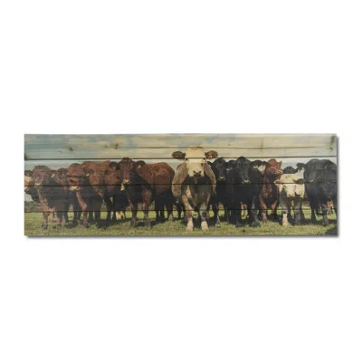 Hivvago Charming Cow Herd Unframed Photograph Wall Art In Multi