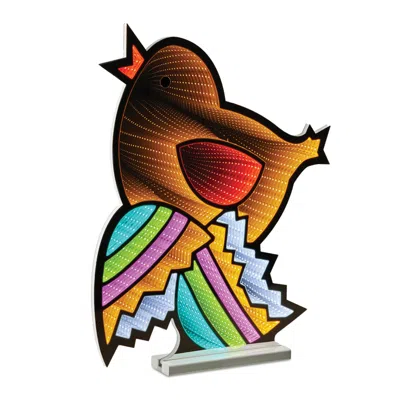 Hivvago Chick W/easter Egg Ekkolight 23.5"h In Multi