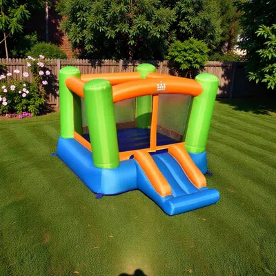 Hivvago Children's Inflatable Jumping Castle Without Air Blower In Multi