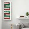 Hivvago Christmas Time White Framed Wall Art In Multi