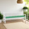 Hivvago Claire Outdoor Cushion For Bench, Tufted Green Oxford Fabric, 79 Inch In Green