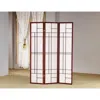 Hivvago Classic 3 Panel Wooden Folding Screen, Brown
