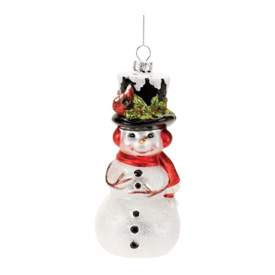 Hivvago Classic Snowman Ornament (set Of 6) In Multi